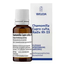 CHAMOMILLA CUPRO külta Radix Rh D 3 Seyreltme, 20 ml