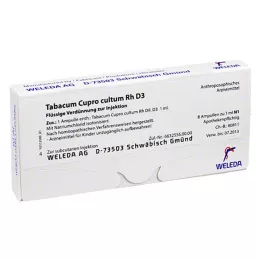 TABACUM CUPRO kültür Rh D 3 ampul, 8X1 ml