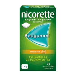 NICORETTE 2 mg taze meyveli sakız, 30 adet