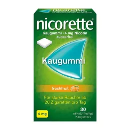 NICORETTE 4 mg taze meyveli sakız, 30 adet