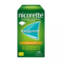 NICORETTE 4 mg taze meyveli sakız, 105 adet