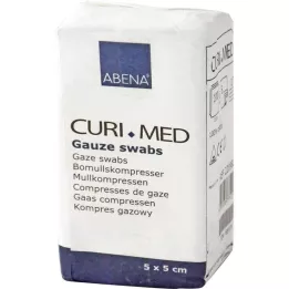 VLIESKOMPRESSEN steril olmayan 5x5 cm 4 katlı, 50X100 adet