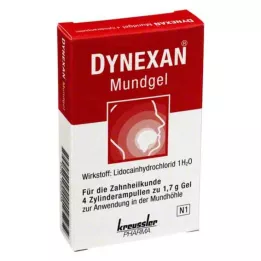 DYNEXAN Ağız jeli silindir ampulleri, 4X1,7 g