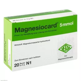 MAGNESIOCARD 5 mmol oral solüsyon tozu, 20 adet