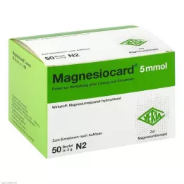 MAGNESIOCARD 5 mmol oral solüsyon tozu, 50 adet