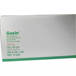 GAZIN Gazlı bez komp. 10x10 cm steril 16 katlı, 10X10 adet