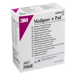 MEDIPORE Plus Pad 3566E steril yara pansumanı, 25 adet