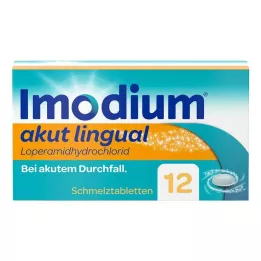IMODIUM akut lingual orodispersible tabletler, 12 adet