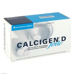 CALCIGEN D forte 1000 mg/880 I.E. efervesan tabletler, 100 adet