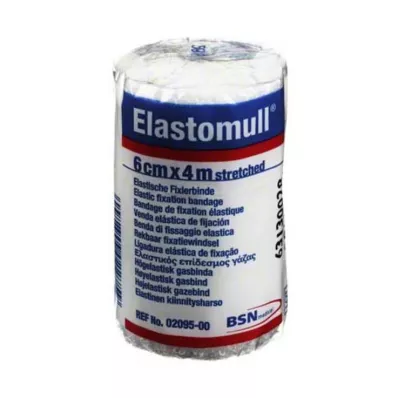 ELASTOMULL 6 cmx4 m elastik sabitleme bandı 2095, 1 adet ELASTOMULL 6 cmx4 m elastik sabitleme bandı 2095, 1 adet