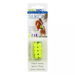 WELLNOISE Çocuklar için kulak tıkacı blister, 4X2 adet