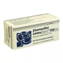 EISENSULFAT Lomapharm 100 mg film kaplı tablet, 50 adet