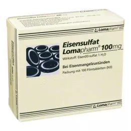 EISENSULFAT Lomapharm 100 mg film kaplı tablet, 100 adet
