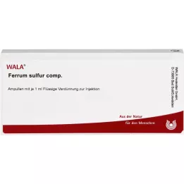 FERRUM SULFUR komp. ampuller, 10X1 ml
