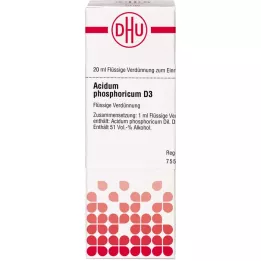 ACIDUM PHOSPHORICUM D 3 Seyreltme, 20 ml