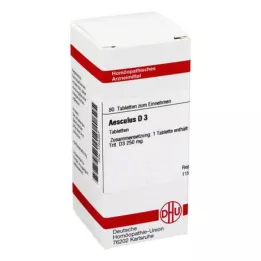AESCULUS D 3 tablet, 80 adet