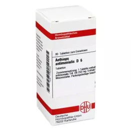 AETHIOPS ANTIMONIALIS D 6 tablet, 80 adet