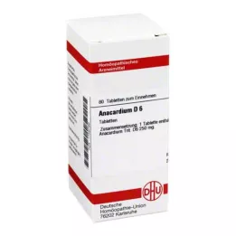 ANACARDIUM D 6 tablet, 80 adet