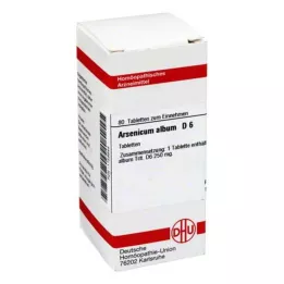 ARSENICUM ALBUM D 6 tablet, 80 adet