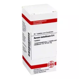 AURUM METALLICUM D 4 tablet, 80 adet