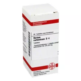 BARIUM CARBONICUM D 4 tablet, 80 adet
