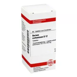 BARIUM CARBONICUM D 12 tablet, 80 adet