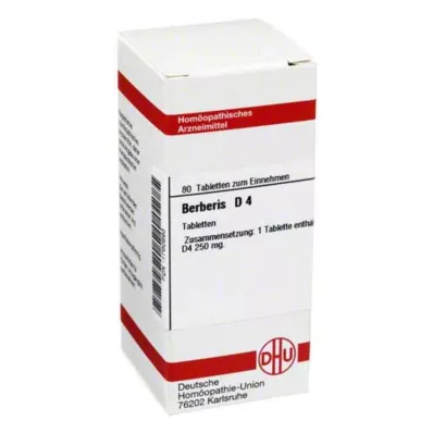 BERBERIS D 4 tablet, 80 adet BERBERIS D 4 tablet, 80 adet