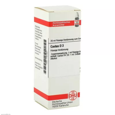 CACTUS D 3 seyreltme, 20 ml