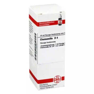 CHAMOMILLA D 4 Seyreltme, 20 ml CHAMOMILLA D 4 Seyreltme, 20 ml