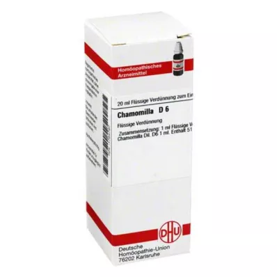 CHAMOMILLA D 6 Seyreltme, 20 ml CHAMOMILLA D 6 Seyreltme, 20 ml