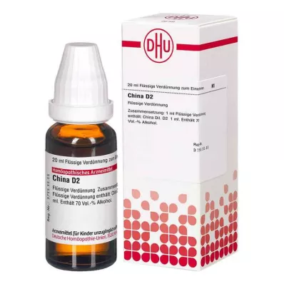 CHINA D 2 Seyreltme, 20 ml CHINA D 2 Seyreltme, 20 ml