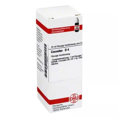 COCCULUS D 4 Seyreltme, 20 ml COCCULUS D 4 Seyreltme, 20 ml