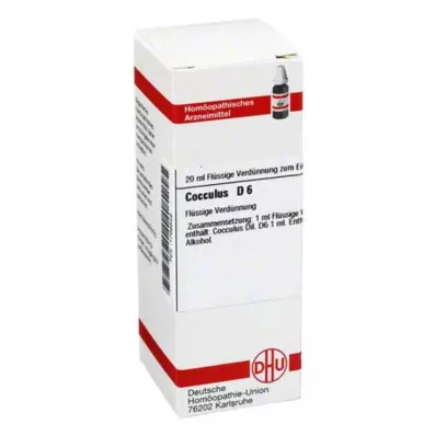 COCCULUS D 6 Seyreltme, 20 ml COCCULUS D 6 Seyreltme, 20 ml
