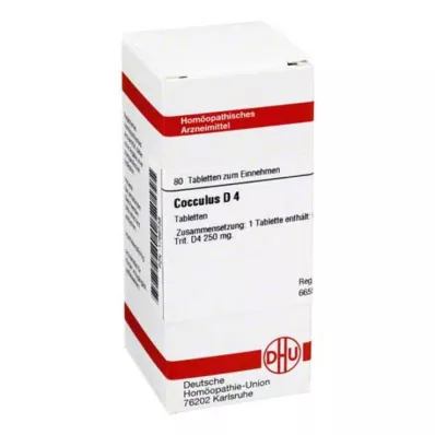 COCCULUS D 4 tablet, 80 adet COCCULUS D 4 tablet, 80 adet