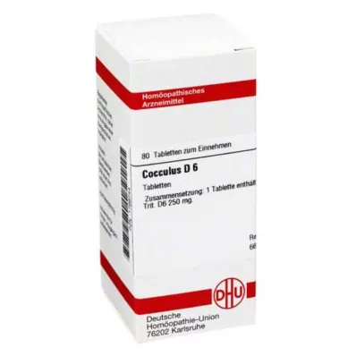 COCCULUS D 6 tablet, 80 adet COCCULUS D 6 tablet, 80 adet