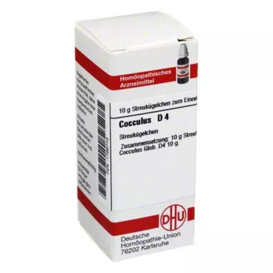 COCCULUS D 4 Globuli, 10 gr COCCULUS D 4 Globuli, 10 gr