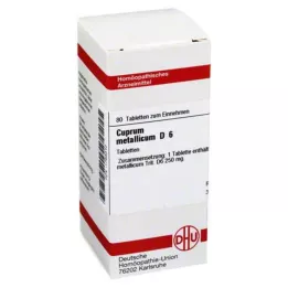 CUPRUM METALLICUM D 6 tablet, 80 adet