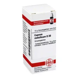 CUPRUM METALLICUM D 30 Globuli, 10 gr