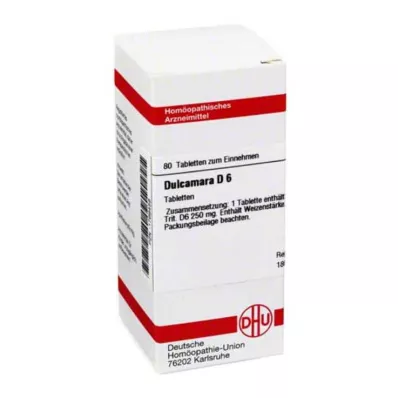 DULCAMARA D 6 tablet, 80 adet DULCAMARA D 6 tablet, 80 adet