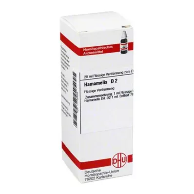 HAMAMELIS D 2 Seyreltme, 20 ml HAMAMELIS D 2 Seyreltme, 20 ml