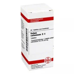 KALIUM CARBONICUM D 4 tablet, 80 adet