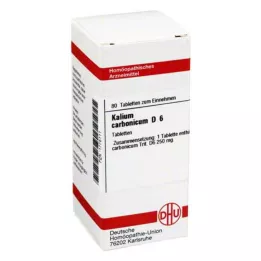 KALIUM CARBONICUM D 6 tablet, 80 adet