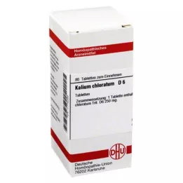 KALIUM CHLORATUM D 6 tablet, 80 adet