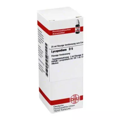 LYCOPODIUM D 6 Seyreltme, 20 ml LYCOPODIUM D 6 Seyreltme, 20 ml