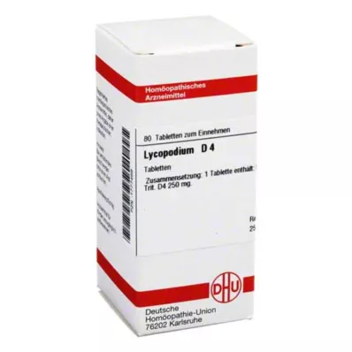 LYCOPODIUM D 4 tablet, 80 adet LYCOPODIUM D 4 tablet, 80 adet