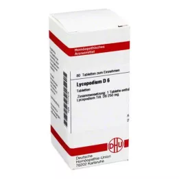 LYCOPODIUM D 6 tablet, 80 adet