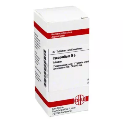 LYCOPODIUM D 6 tablet, 80 adet LYCOPODIUM D 6 tablet, 80 adet