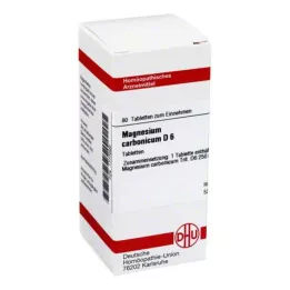 MAGNESIUM CARBONICUM D 6 tablet, 80 adet