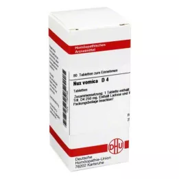 NUX VOMICA D 4 tablet, 80 adet