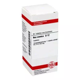 NUX VOMICA D 12 tablet, 80 adet